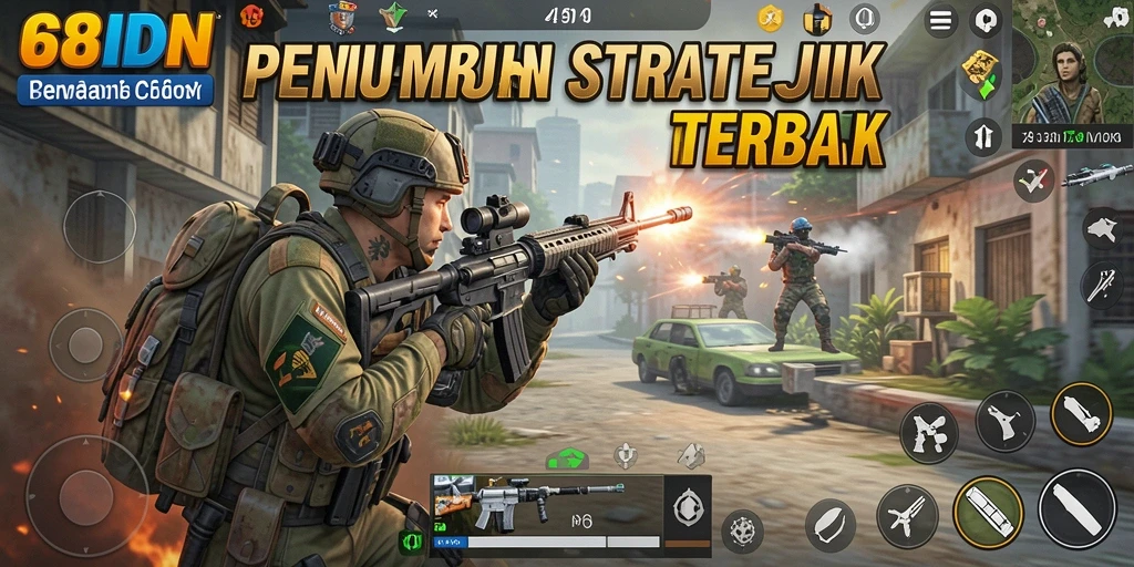 Tampilan aksi menembak seru di 68IDN yang mengasyikkan.