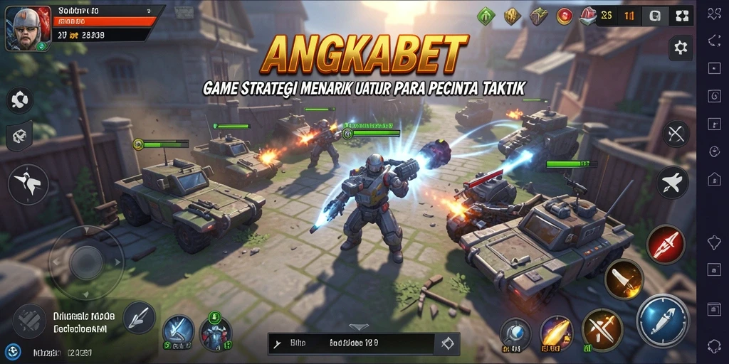 Tampilan gameplay Strategi yang mendebarkan dan penuh aksi.