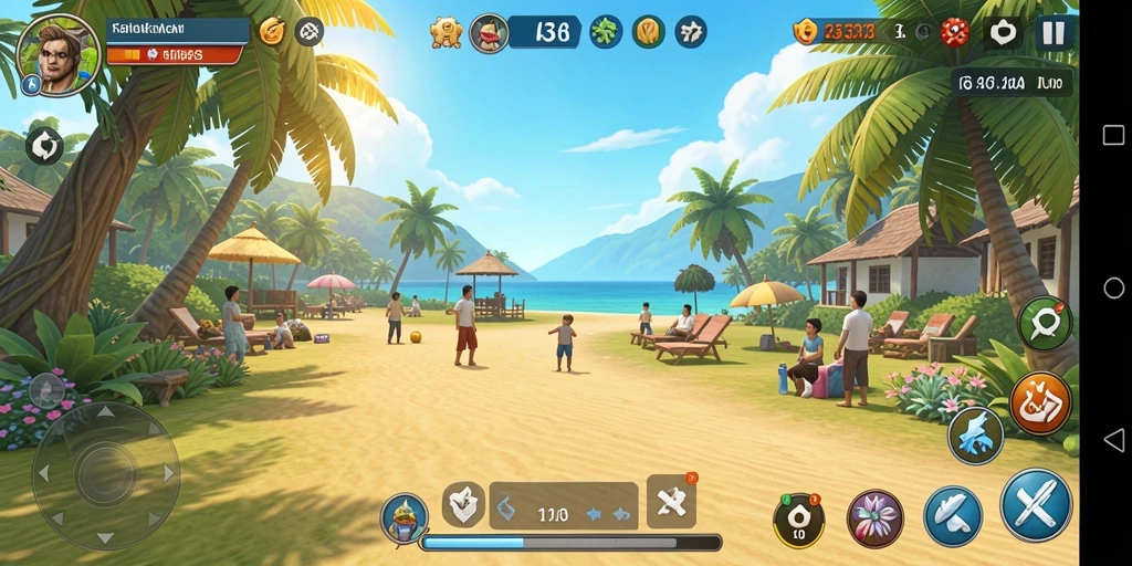 Tangkapan layar menunjukkan gameplay santai dan menyenangkan dari API33.