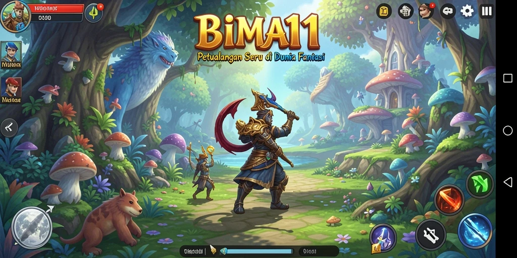 Tampilan gameplay BIMA11 yang mendebarkan dan penuh aksi.