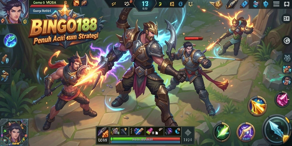 Tampilan gameplay BINGO188 dengan aksi seru dan strategi.