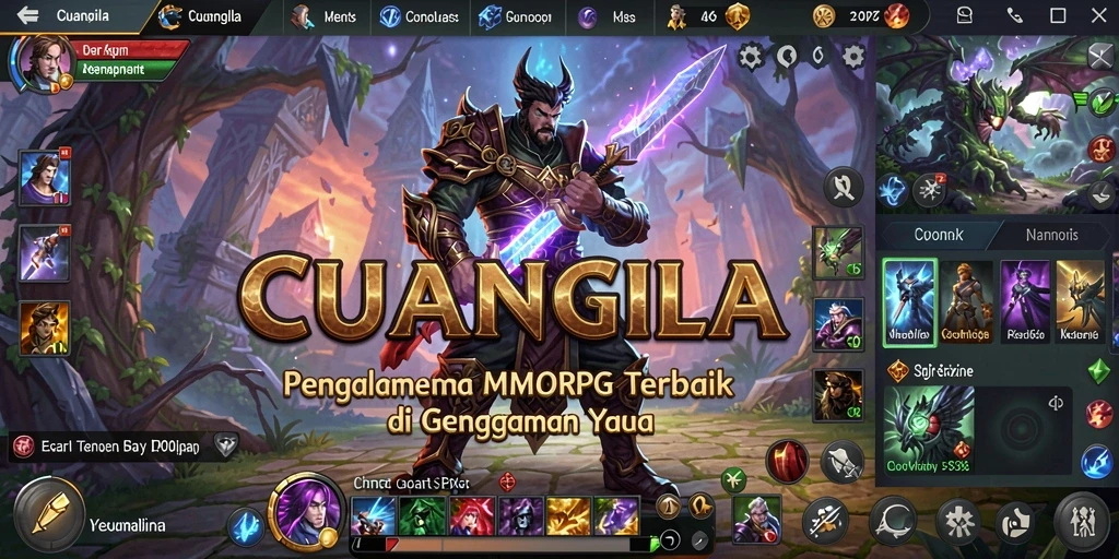 Tampilan gameplay epik dari CUANGILA yang penuh aksi.
