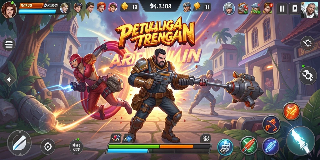 Tampilan gameplay seru dan penuh aksi dari H03.