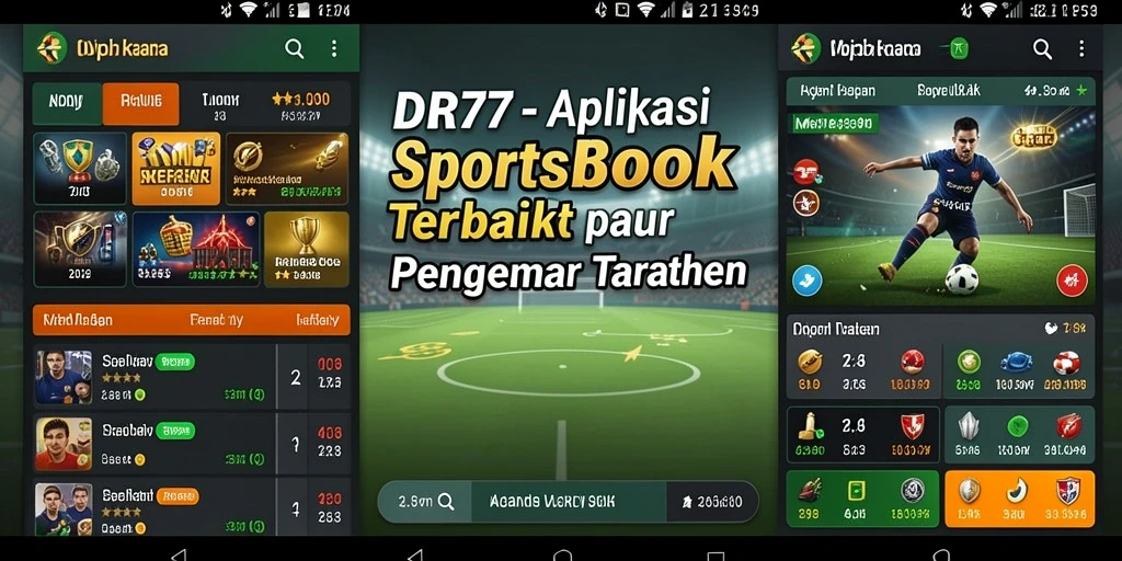 Tampilan utama IDR77 yang menampilkan berbagai pilihan taruhan olahraga.