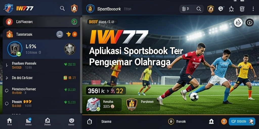 Tampilan menarik dari gameplay IW777 dalam taruhan olahraga.