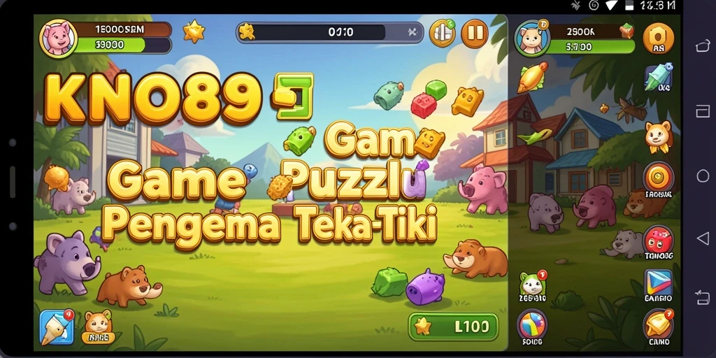Tampilan gameplay KNO89 yang menakjubkan dengan teka-teki menarik.