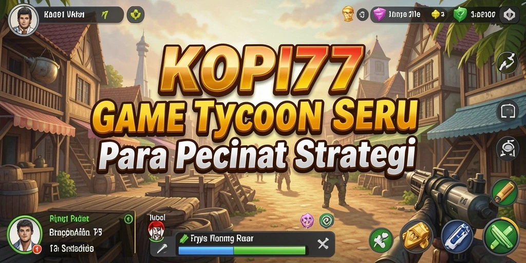 Tampilan gameplay seru dalam KOPI77 yang menampilkan strategi Tycoon.