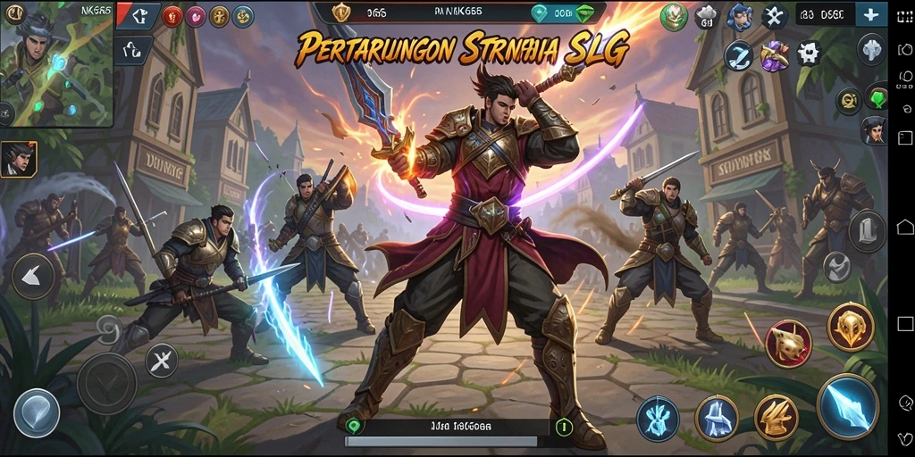 Screenshot gameplay NK666 menampilkan peperangan strategis yang menegangkan.