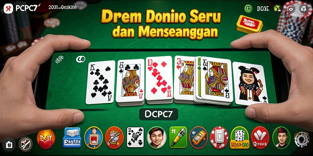 Gameplay seru dari PCPC7 dengan berbagai pilihan mode permainan Domino.