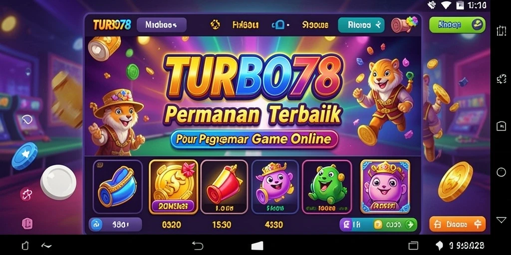 Tampilan gameplay Slot yang menarik di TURBO78.