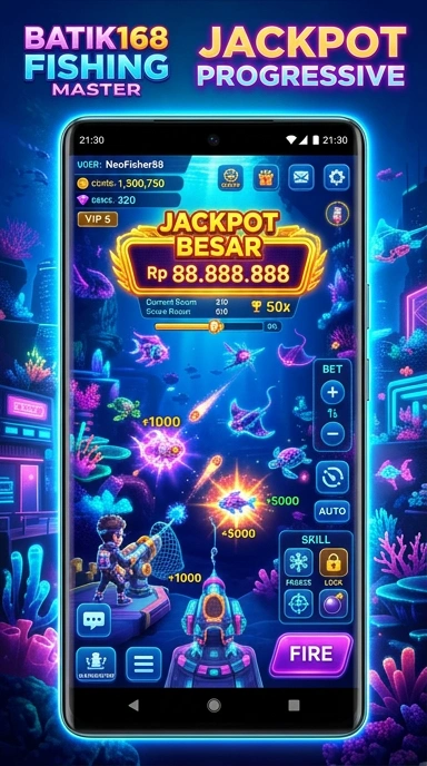 Tampilan antarmuka batik168 yang modern dan intuitif.